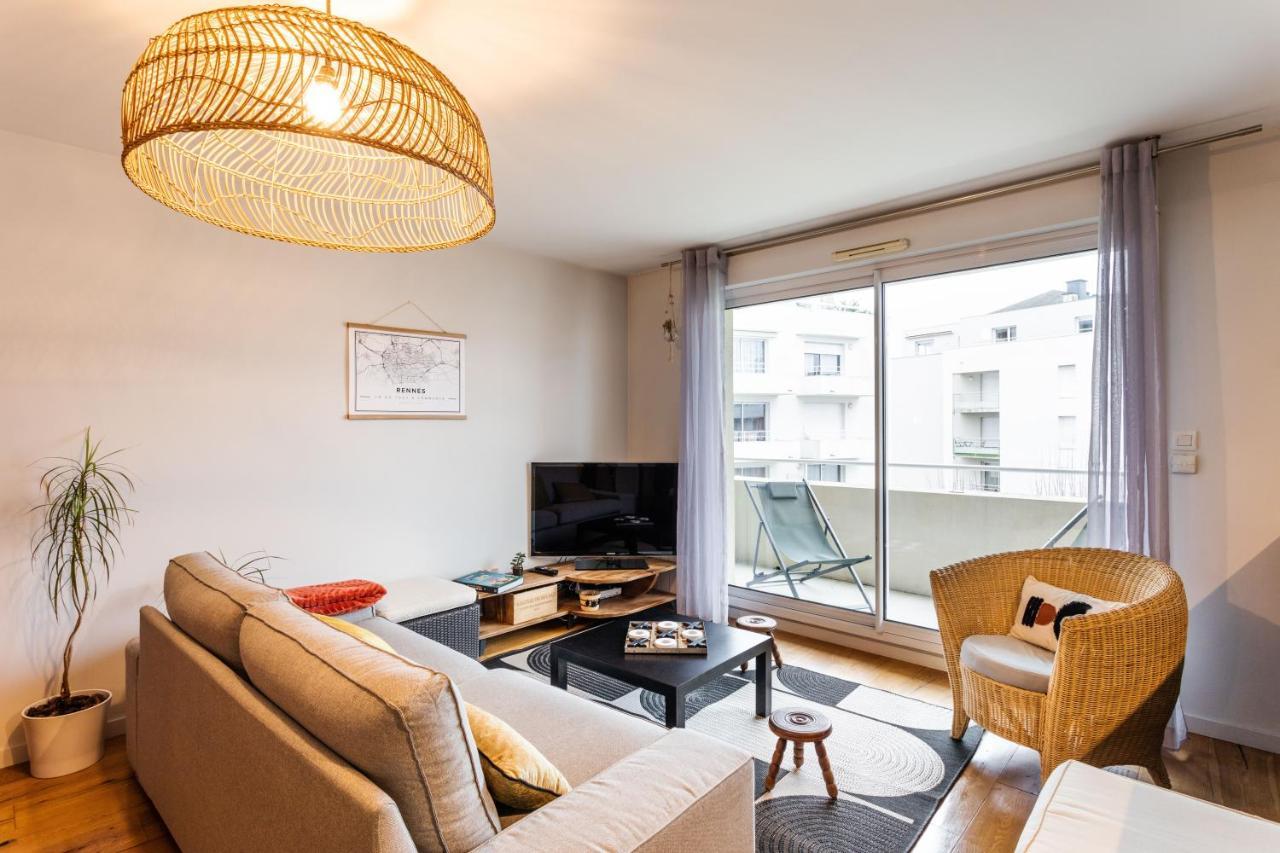 Le Vilona - T3 Moderne Avec Parking Prive Apartment Rennes Exterior photo